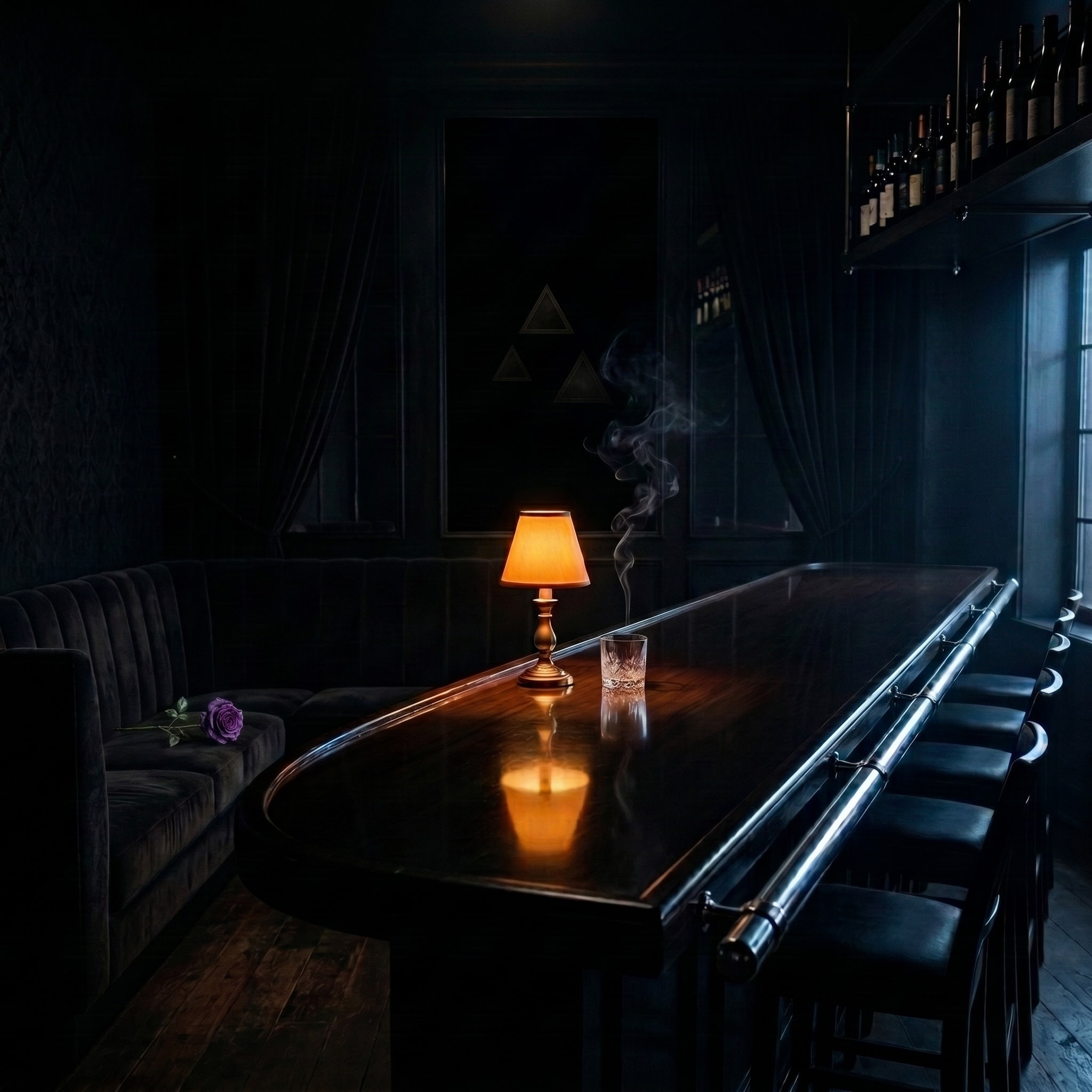 AT THE SANCTUM — cover art